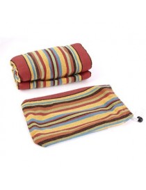 EH raya roja sola hamaca de algodón gruesa (fortalecimiento nudo tejido) - Envío Gratuito