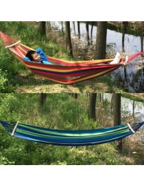 ER Portable de la lona de la hamaca cama de albergue oscilación individual Con Barra de extensión 190 por  80cm-rojo - Envío Gra