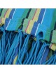 EH Rayada azul hamaca de algodón doble espesar (fortalecimiento nudo tejido)-Azul - Envío Gratuito