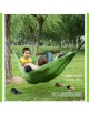 EH Cama Nylon Hamaca paracaídas portátil para 2 Personas Viajes acampar al aire libre Verde - Envío Gratuito