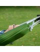EH Cama Nylon Hamaca paracaídas portátil para 2 Personas Viajes acampar al aire libre Verde - Envío Gratuito