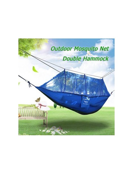 Mosquitera Doble Hamaca Nylon Extra Fuerte Durable Compacto Ligero Al Aire Libre Hamaca Que Acampa - Envío Gratuito