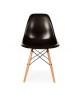 Silla de Comedor Vitrozi Replica Eames Woody-Negra - Envío Gratuito