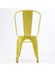 Silla Estilo Tolix Amarillo Gloss - Envío Gratuito