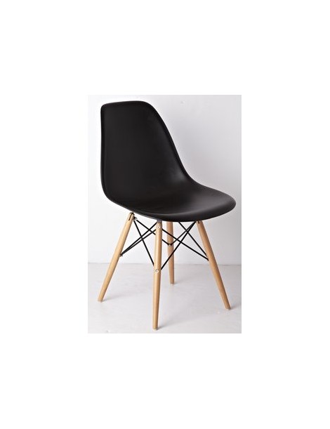 Silla EAMES s/brazosIL Mio Mueble-Negra - Envío Gratuito