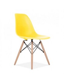 Silla Infantil Vitrozi Eames Woody Amarilla - Envío Gratuito