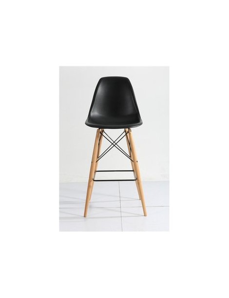 Silla Alta Eames Banco IL Mio Mueble-Negro - Envío Gratuito