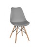 Pack 2 Sillas Estilo Eames Gris Decoracion De Interiores - Envío Gratuito