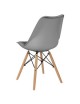 Pack 2 Sillas Estilo Eames Gris Decoracion De Interiores - Envío Gratuito