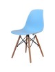 Silla Estilo Eames Color Azul Decoración De Interiores - Envío Gratuito