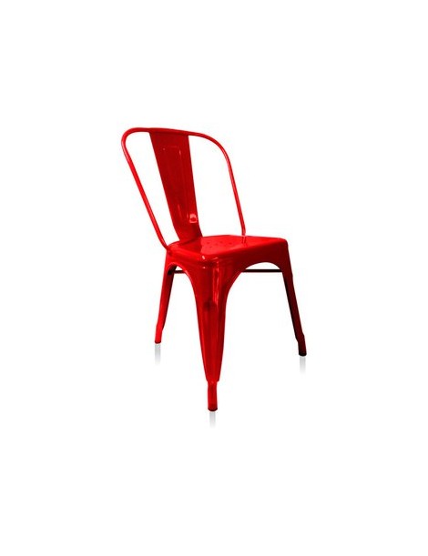 Silla Metálica Rojo Mod. JM-3315 - Envío Gratuito