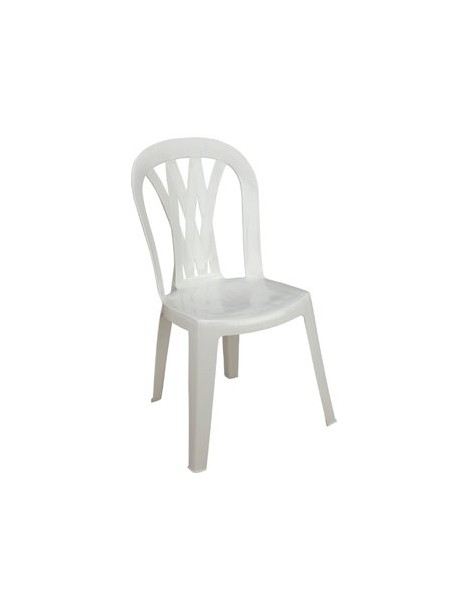 Silla Diplastica Austria para Jardin-Blanco - Envío Gratuito