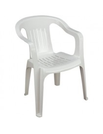 Silla de Plástico Apilable Brexia Blanca - Envío Gratuito