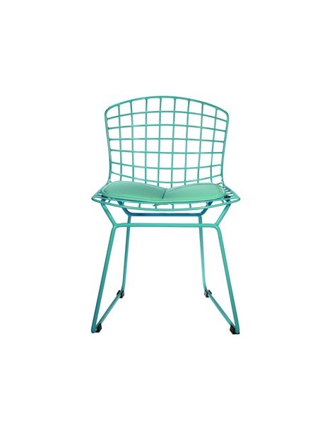 Silla Infantil Mobilier Réplica Bertoia Kids-Azul - Envío Gratuito
