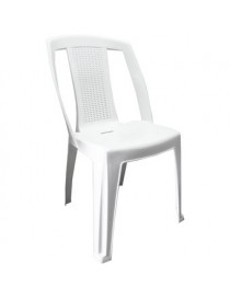 Silla Diplastica Padova para Jardin-Blanco - Envío Gratuito