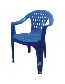 Silla Diplastica Berlin Económica Reciclada-Azul - Envío Gratuito