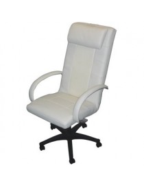 Sillon Ejecutivo para Oficina Masaje Rodillos Vibracion Calor - Blanco - Envío Gratuito