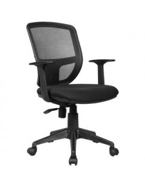 Silla de Oficina Mesh - Semi Ejecutiva Ergonómica Negro - Envío Gratuito