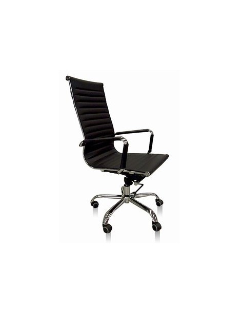 Sillón Directivo en Curpiel Negro Mod. A05 - Envío Gratuito