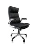 Sillón Directivo En Color Negro Mod. JM-7198-3 - Envío Gratuito