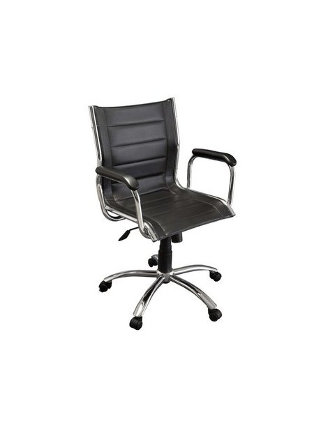 Silla de Oficina Woost - Semi Ejecutiva Ergonómica Negro - Envío Gratuito