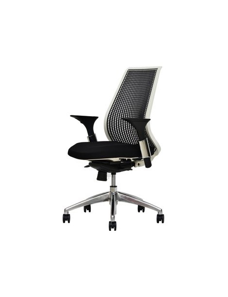 Silla de Oficina Ivo - Ergonómica Negro - Envío Gratuito