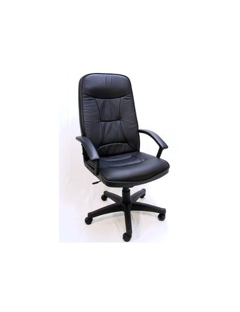 Willard Cuero Silla de Oficina Ejecutiva , respaldo alto w , Gas Lift & Tilt y soporte lumbar ergonómico - Envío Gratuito