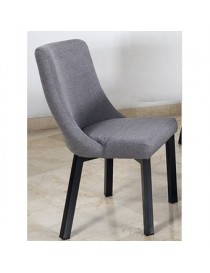 Silla Para Comedor DIMMSA SAVONA Acero Pintado Tapizado En Tela - Gris Oxford - Envío Gratuito