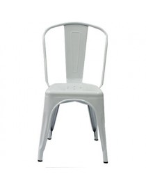 Silla Metal Vintage replica Tolix TY1234-Blanco - Envío Gratuito