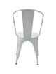 Silla Metal Vintage replica Tolix TY1234-Blanco - Envío Gratuito