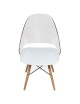 New Moon Silla Comedor Decoracion Bco Comoda Mueble BM Home - Envío Gratuito