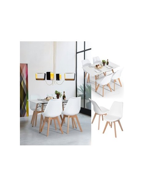 4 sillas para comedor estilo Frankfurt - Muebilia - Envío Gratuito