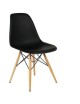 Silla de Comedor Vitrozi Replica Eames Woody-Negra - Envío Gratuito