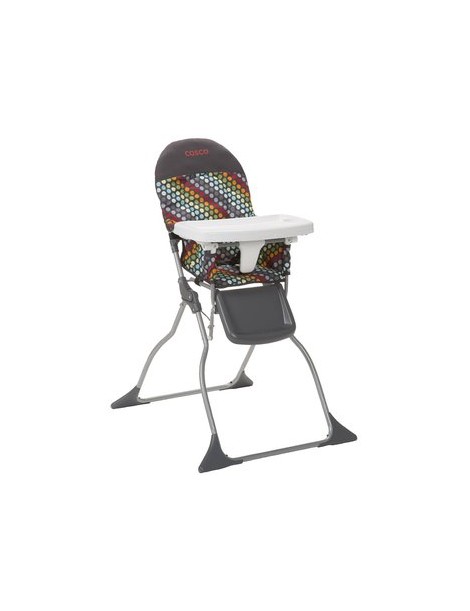 Silla Comedor Cosco Fold simple Trona, Rainbow Dots - Envío Gratuito