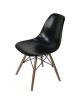 Set 2 Silla Moderna Decorativa De Comedor Eiffel Negro Fancierstudio - Envío Gratuito