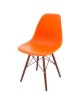 Silla De Comedor Alterhouse Replica Eames Lady Dark Base-Naranja - Envío Gratuito