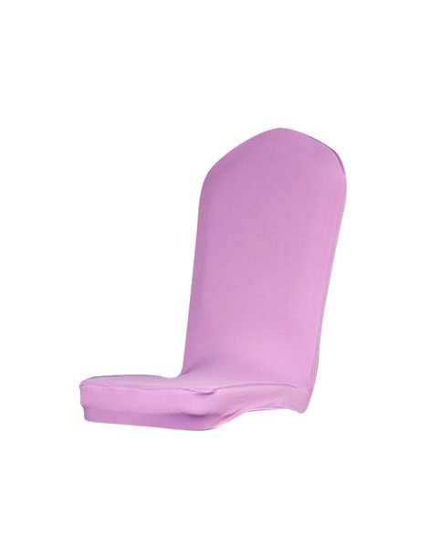 MagiDeal Color Sólido Elástico Semicírculo Violeta Cubierta De La Silla De Comedor Heces Funda - Envío Gratuito