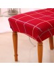 Silla De Comedor Silla Protector De La Cubierta Del Estiramiento De Fundas De Banquetes Ambientación En La Tela Escocesa Roja - 