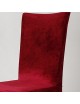 MagiDeal Estirar Corta Zorro Vino Decoración Cubierta De La Silla Del Comedor De Tela Funda Roja - Envío Gratuito