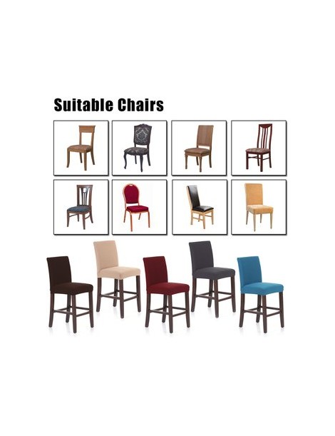 High Quality Soft Polyester Spandex Chair Cover Stretch Removable Slipcover Hotel Dining Meeting Room Chair Seat Cover - Envío G