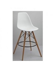 Silla Alta EAMES Banco IL Mio Mueble-Blanco - Envío Gratuito