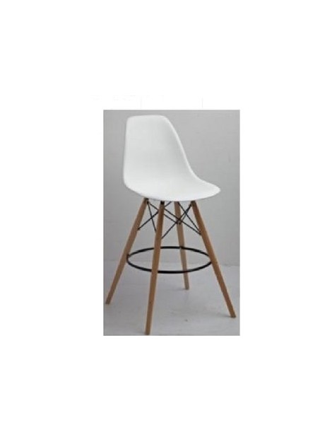 Silla Alta EAMES Banco IL Mio Mueble-Blanco - Envío Gratuito