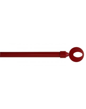 Cortinero Decorativo Kit 110-200Cm Rojo Circulo Cintacor - Envío Gratuito