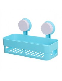 Pixnor Plástico Copa De Succión De Baño Cocina Esquina De Almacenamiento En Rack Organizador Shower Shelf (azul) - Envío Gratuit