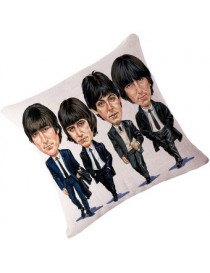 Estilo Del Retrato Estilo De La Casa Cojines Amor Almohadillas Beatles Impreso Coche Inicio Cojines M-10 - Envío Gratuito