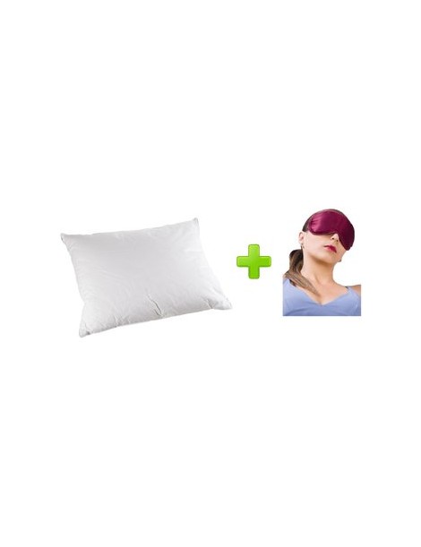 Kit de Almohada Sognare mas  Antifaz Magnético-Blanco - Envío Gratuito