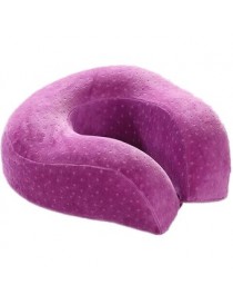 Cuello De Espuma De Memoria Almohada Cervical Almohada De Viaje Suave (violeta) - Envío Gratuito