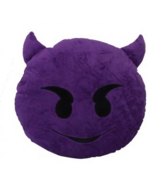 Generic Cojín Emoticon Emoji Ronda Almohada Suave Peluche De Juguete De Regalo De Felpa - Demonio - Envío Gratuito