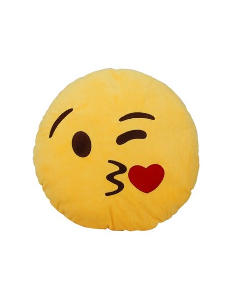 Generic Cojín Emoticon Emoji Ronda Almohada Suave Peluche De Juguete De Regalo De Felpa - Besar - Envío Gratuito