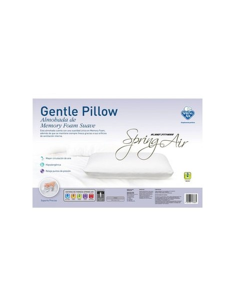 Almohada Spring Air Gentle Densidad Media - Envío Gratuito